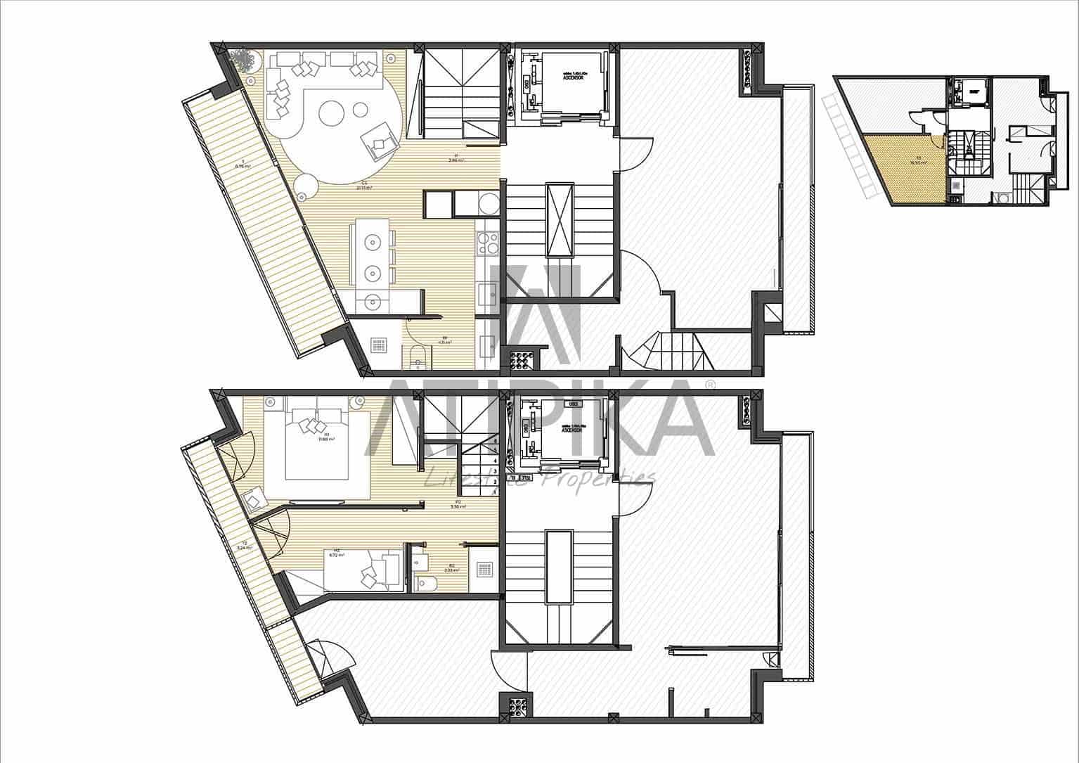 2 bedroom Apartment for sale in Barcelona city - € 530,000 (Ref: 7684001)