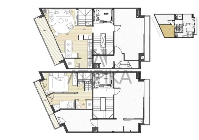 2 soverom Leilighet til salgs i Barcelona by - € 530 000 (Ref: 7684001)