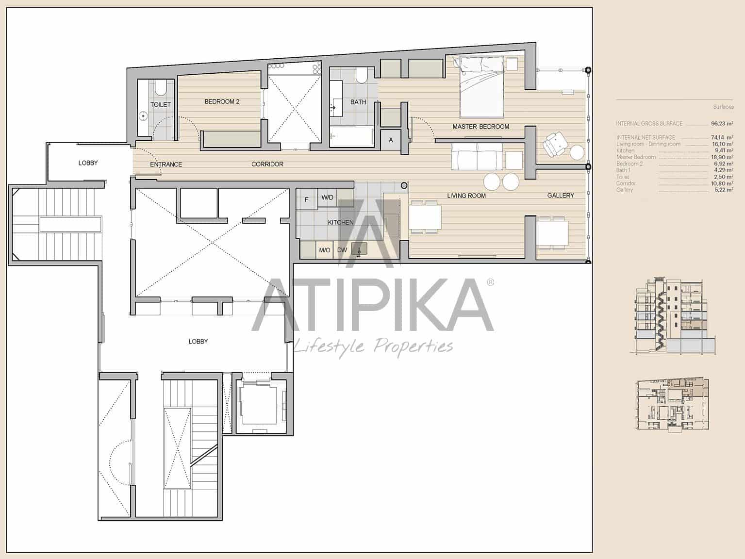 Apartamento de 2 habitaciones en Barcelona ciudad en venta - 1.050.000 € (Ref: 7857435)