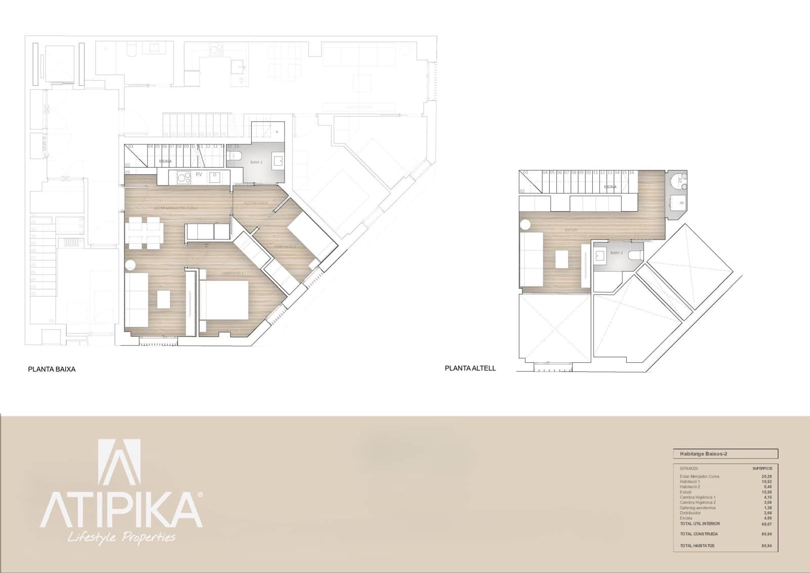 2 bedroom Apartment for sale in Barcelona city with pool - € 590,000 (Ref: 8406757)