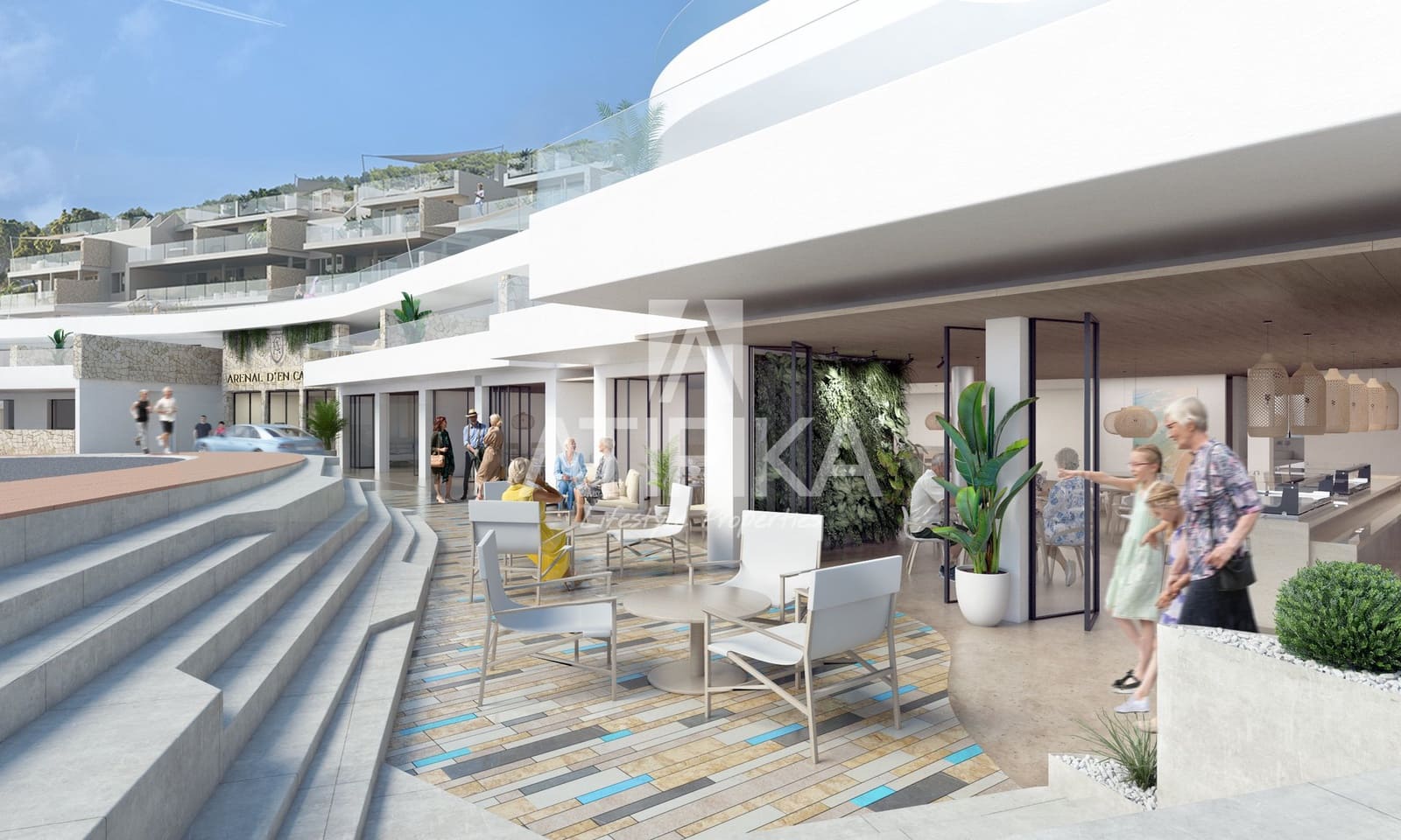 3 soveværelse Penthouse til salg i Arenal d'en Castell med swimmingpool - € 749.000 (Ref: 8417066)