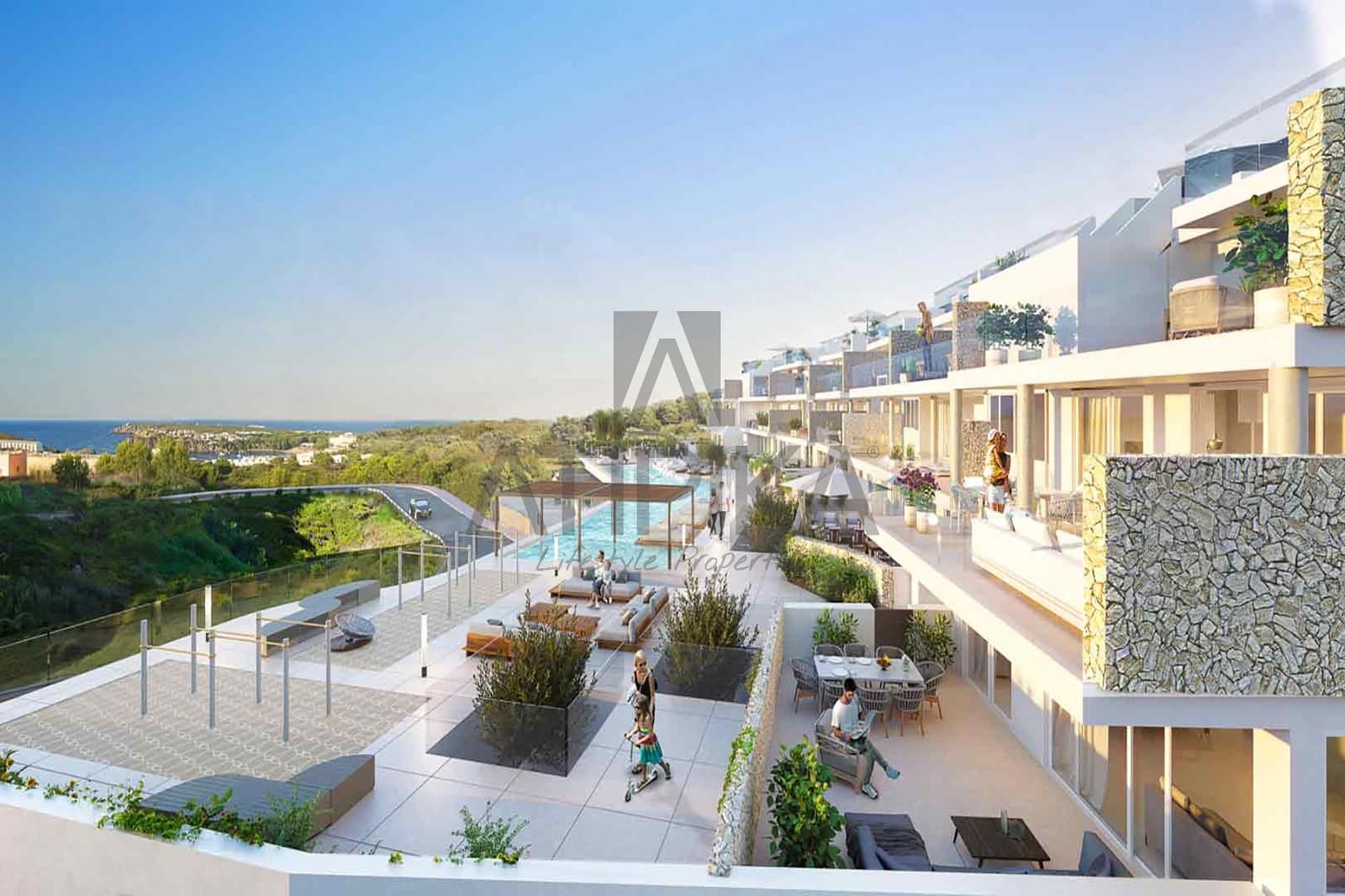 2 quarto Penthouse para venda em Arenal d'en Castell com piscina - 700 000 € (Ref: 8417073)