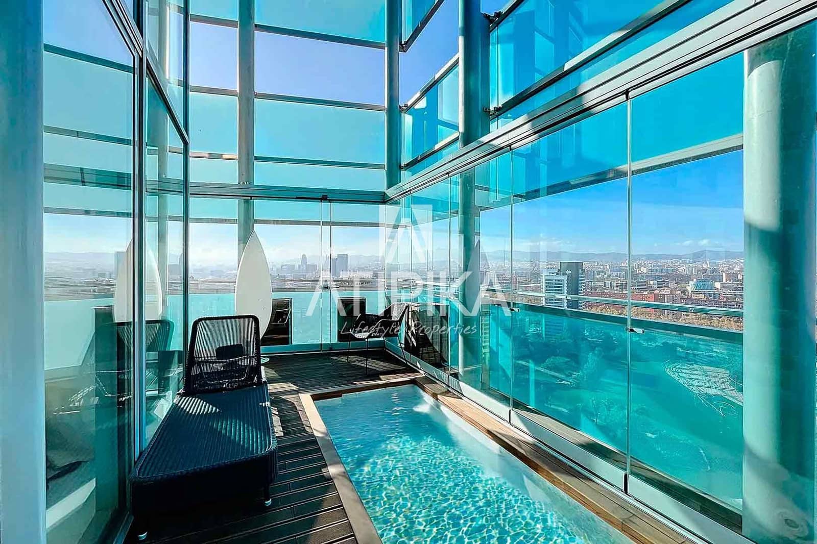 2 soveværelse Penthouse til salg i Barcelona by med swimmingpool - € 1.850.000 (Ref: 8596936)