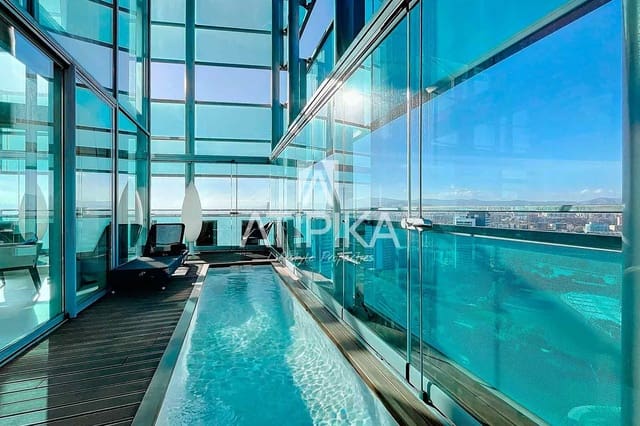 2 soveværelse Penthouse til salg i Barcelona by med swimmingpool - € 1.850.000 (Ref: 8596936)