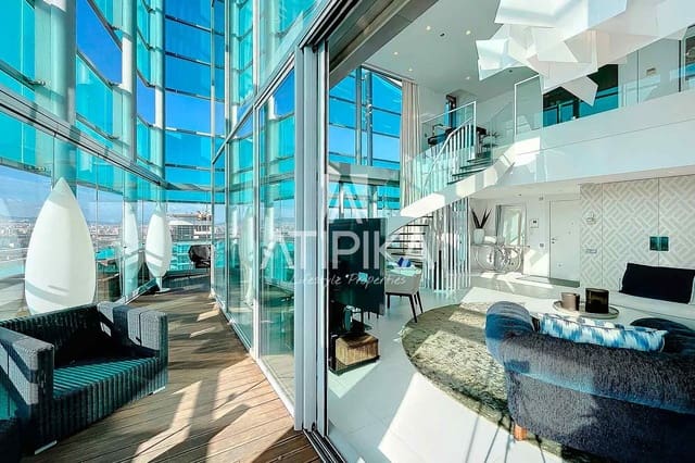2 soveværelse Penthouse til salg i Barcelona by med swimmingpool - € 1.850.000 (Ref: 8596936)