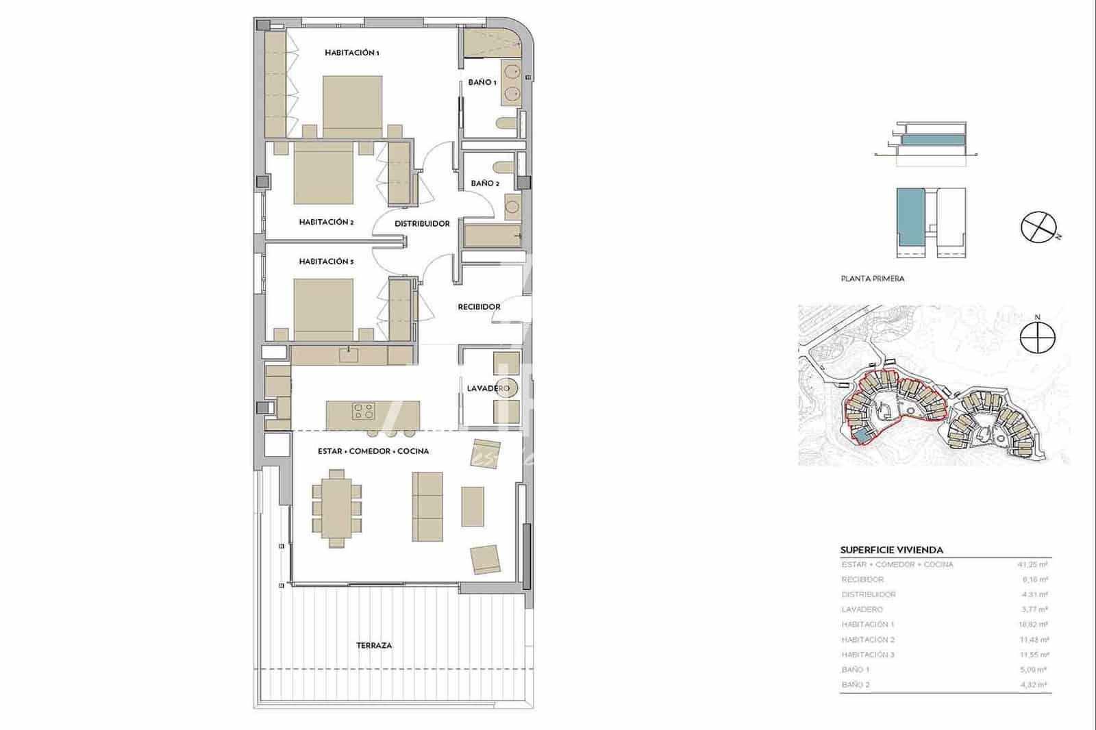 3 sovrum Lägenhet till salu i Salou med pool - 630 000 € (Ref: 8651852)