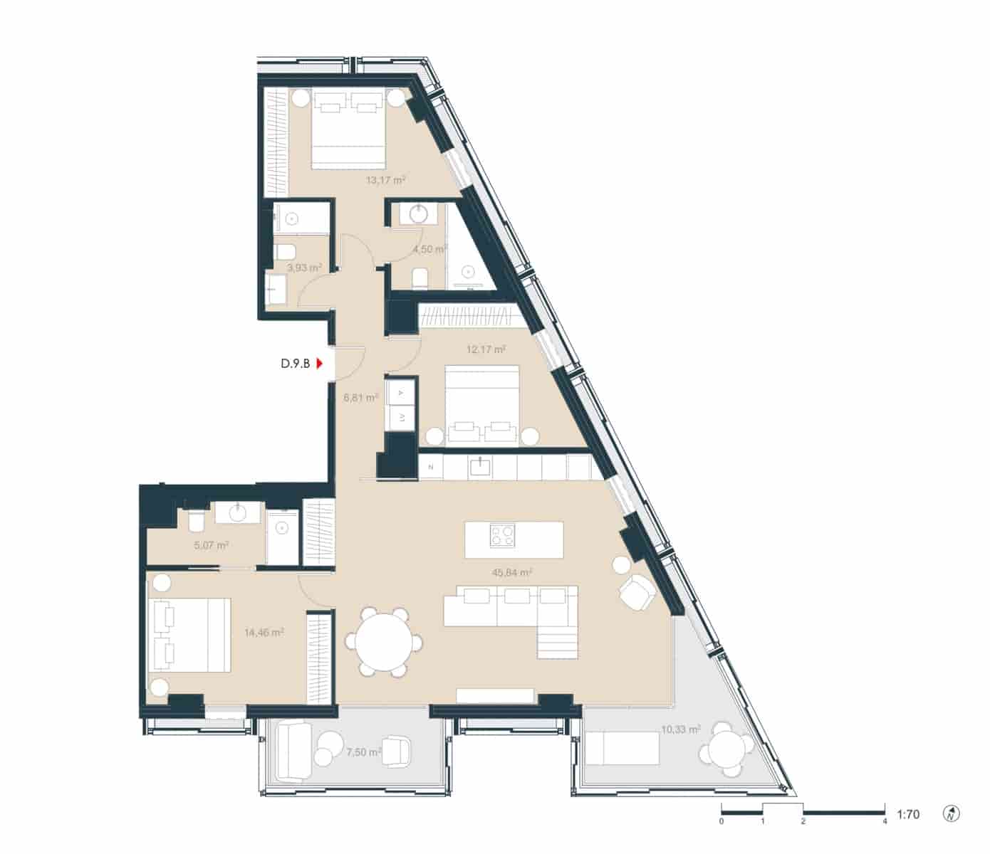 3 Zimmer Apartment zu verkaufen in Barcelona Stadt - 2.025.000 € (Ref: 8923394)