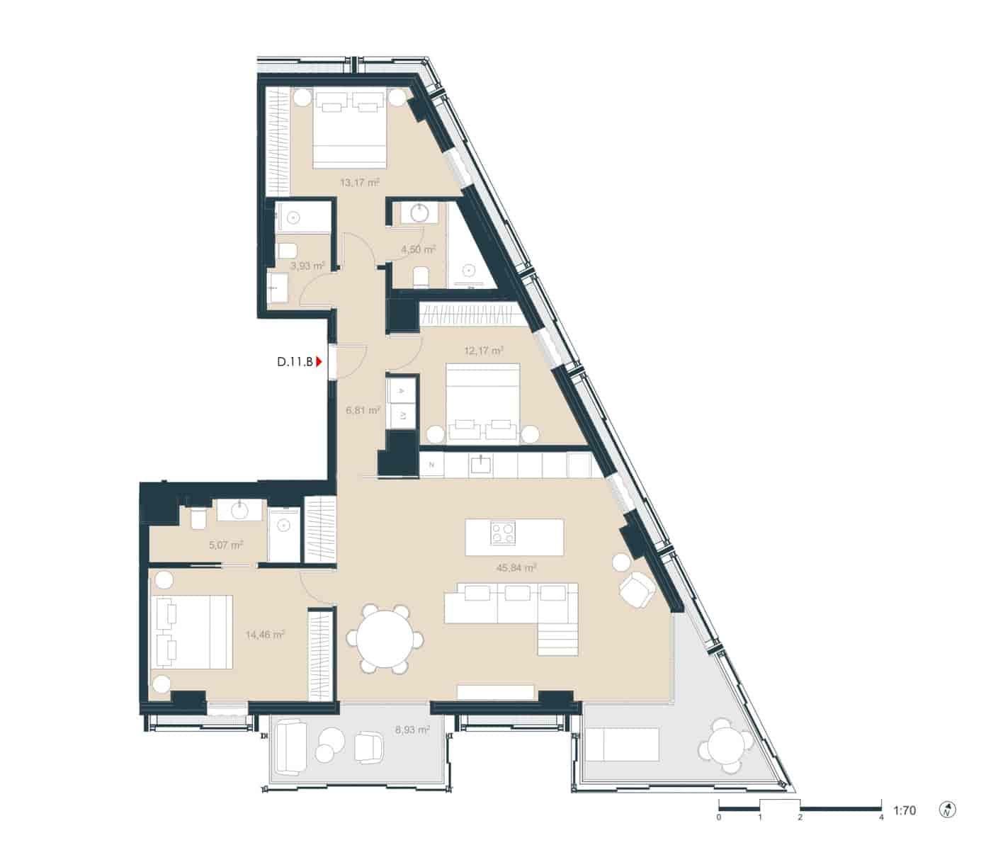 3 bedroom Apartment for sale in Barcelona city - € 2,175,000 (Ref: 8945818)