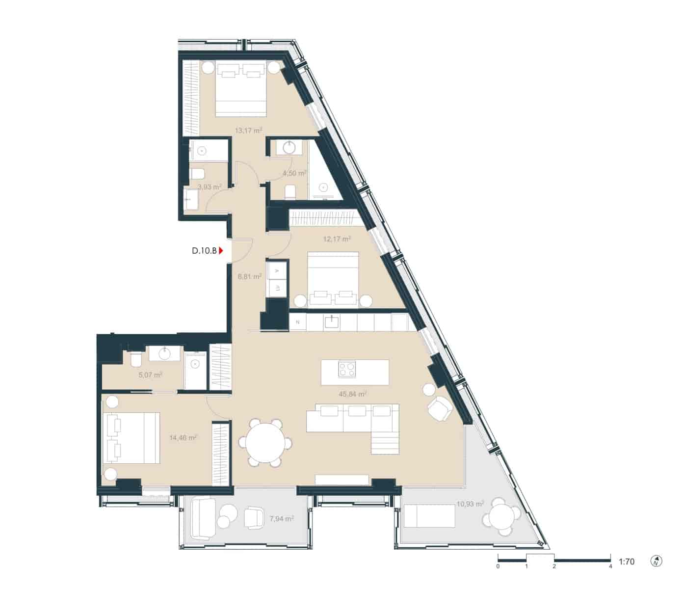 3 slaapkamer Appartement te koop in Barcelona stad - € 2.095.000 (Ref: 8948355)