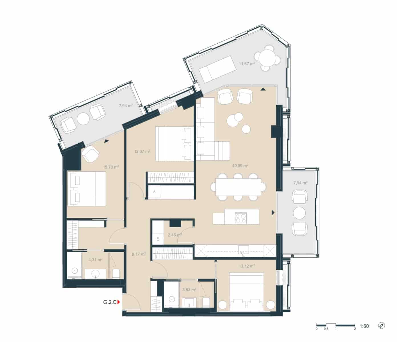 3 soverom Leilighet til salgs i Barcelona by - € 1 525 000 (Ref: 8948362)