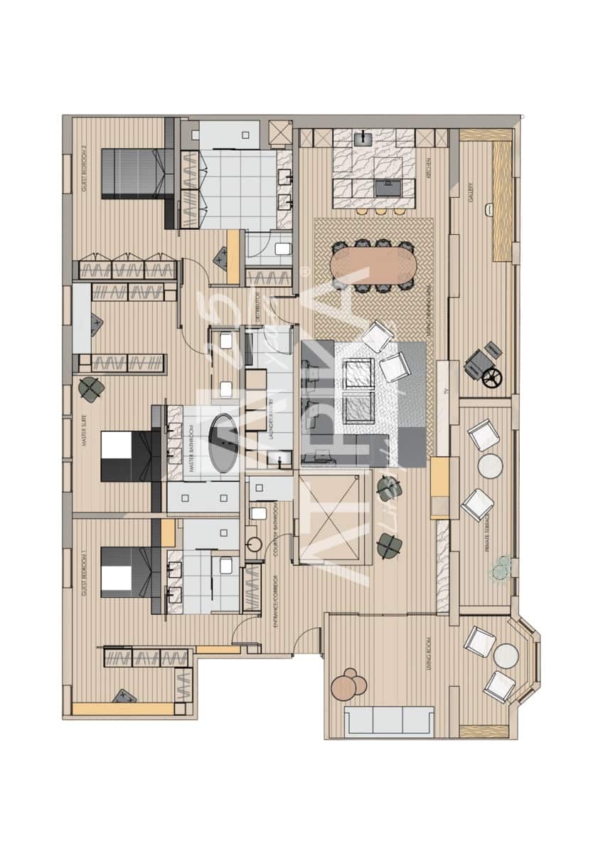 3 Zimmer Apartment zu verkaufen in Barcelona Stadt - 2.950.000 € (Ref: 9016861)