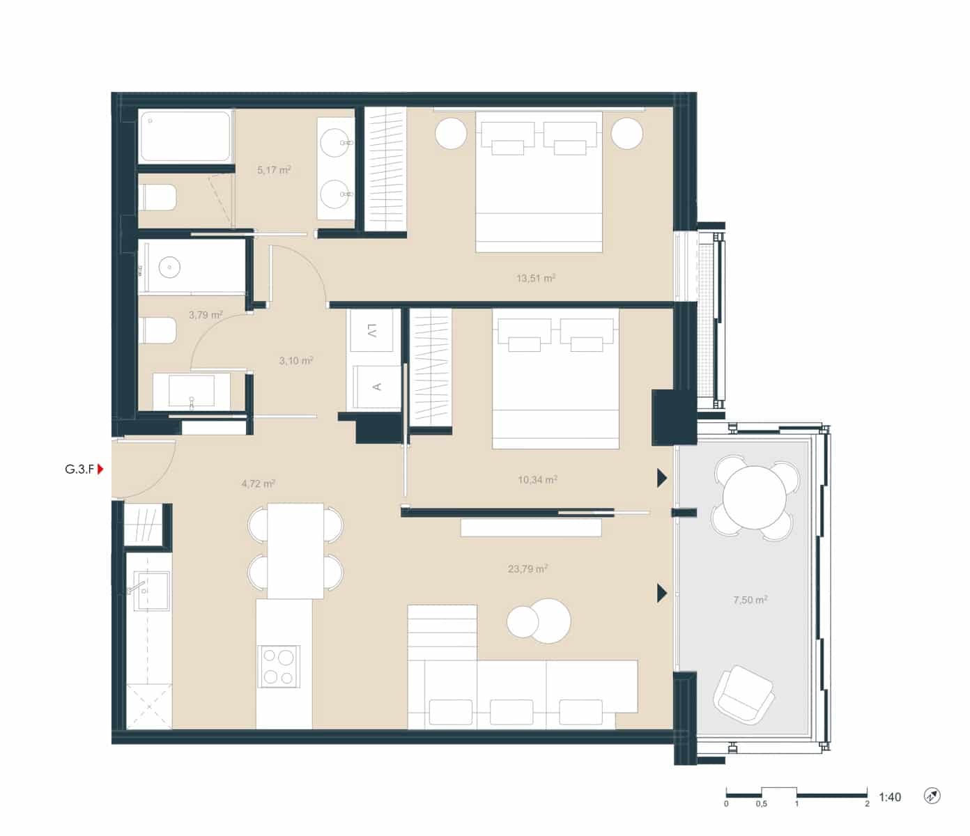 2 soverom Leilighet til salgs i Barcelona by - € 910 000 (Ref: 9133964)
