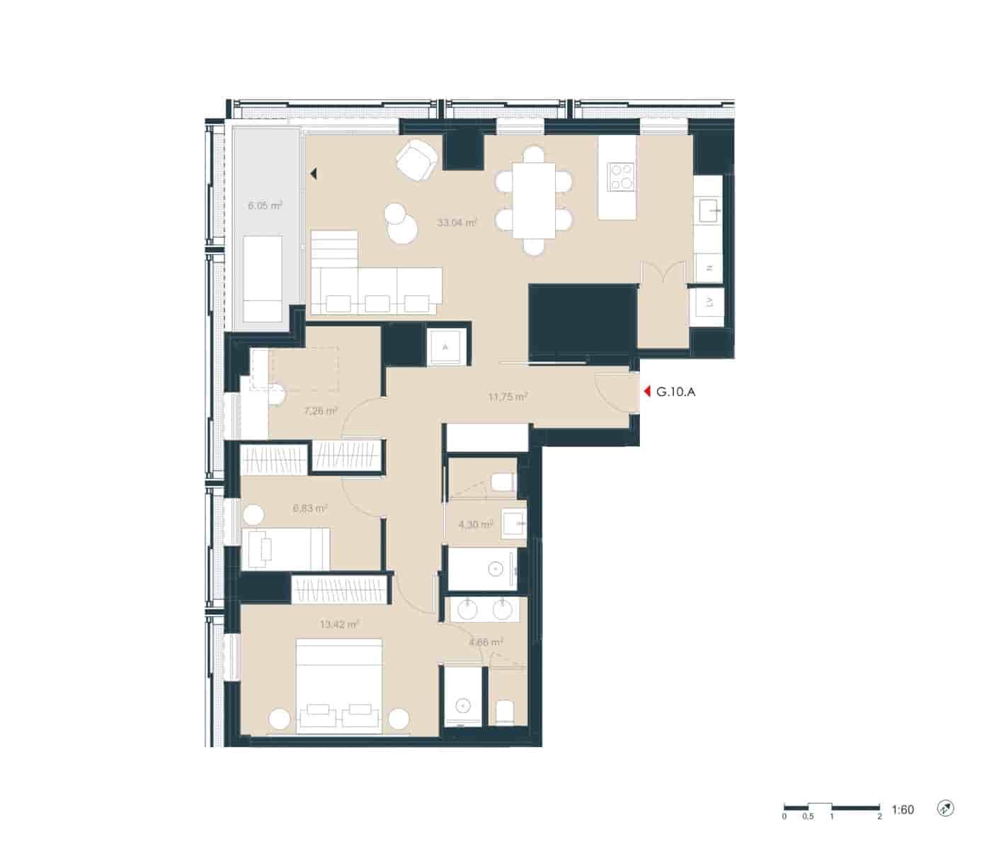 3 bedroom Apartment for sale in Barcelona city - € 1,335,000 (Ref: 9133965)