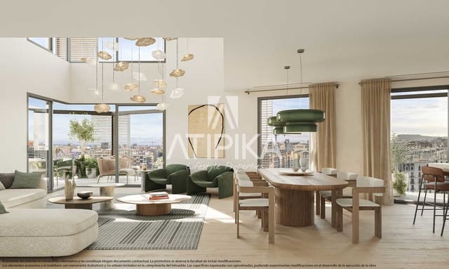 2 makuuhuone Huoneisto myytävänä paikassa Barcelona kaupunki - 1 380 000 € (Ref: 9142587)