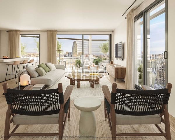 2 makuuhuone Huoneisto myytävänä paikassa Barcelona kaupunki - 1 380 000 € (Ref: 9142587)