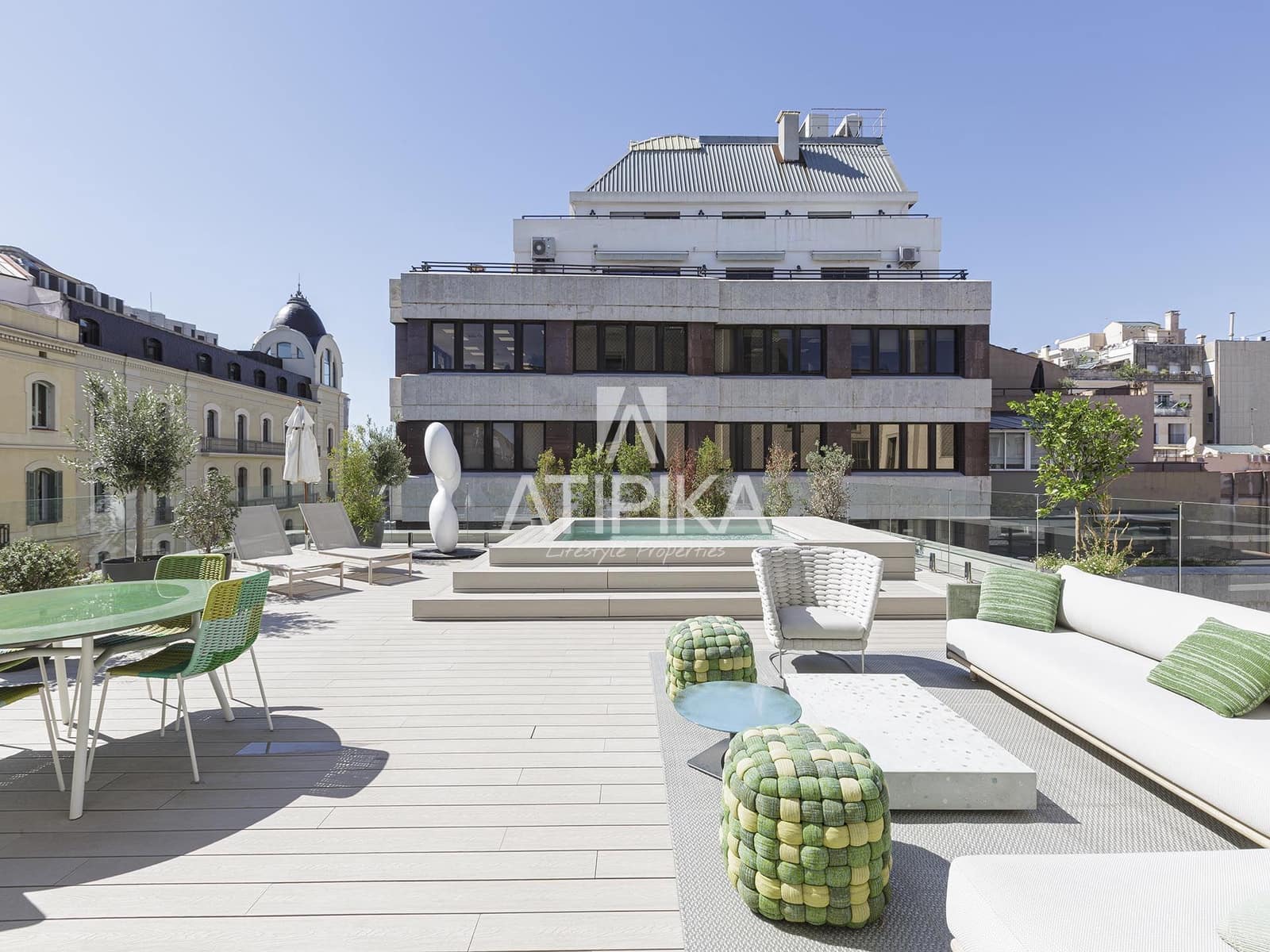 2 soveværelse Penthouse til salg i Barcelona by med swimmingpool - € 4.500.000 (Ref: 9216968)