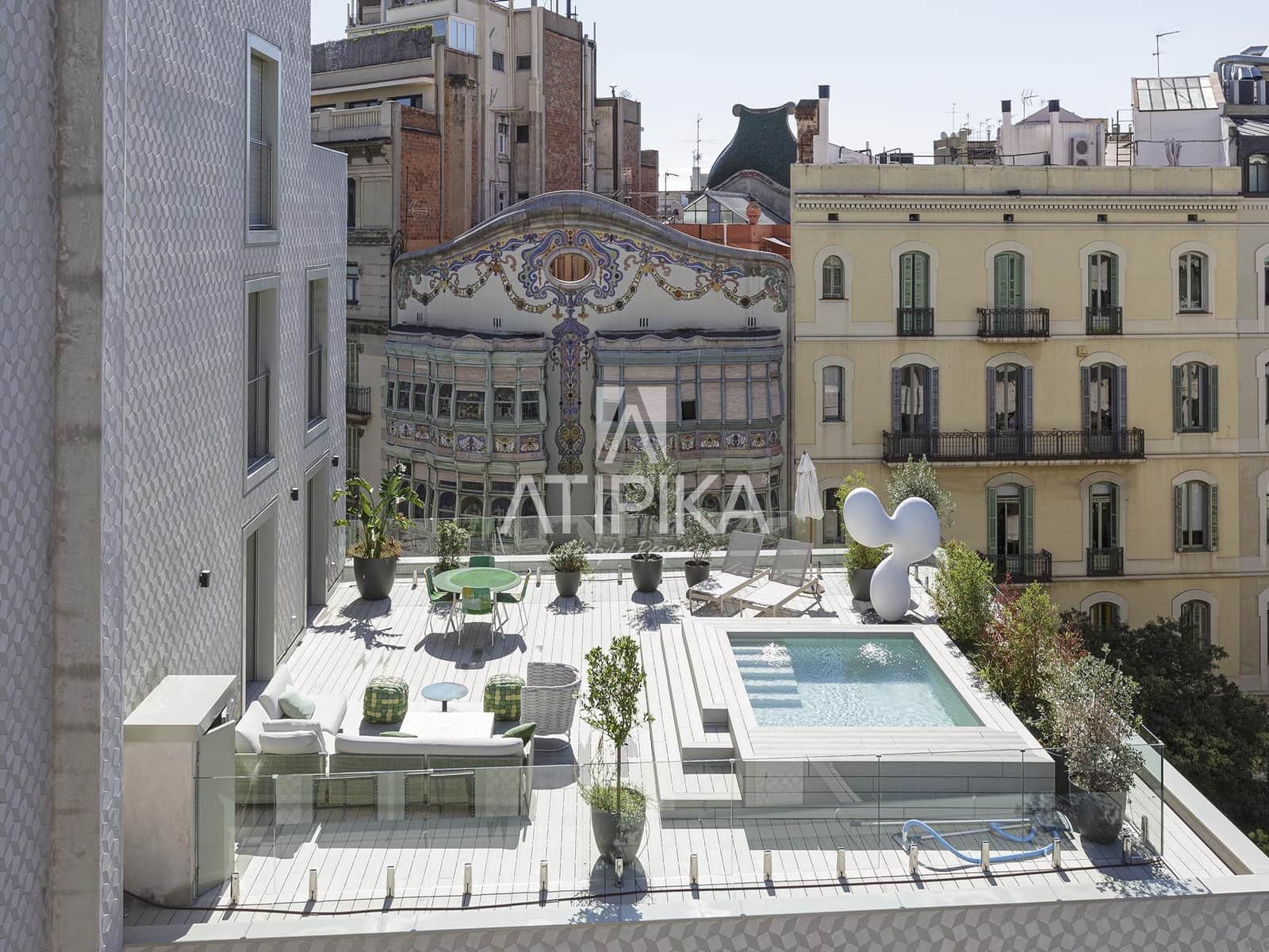 2 soveværelse Penthouse til salg i Barcelona by med swimmingpool - € 4.500.000 (Ref: 9216968)