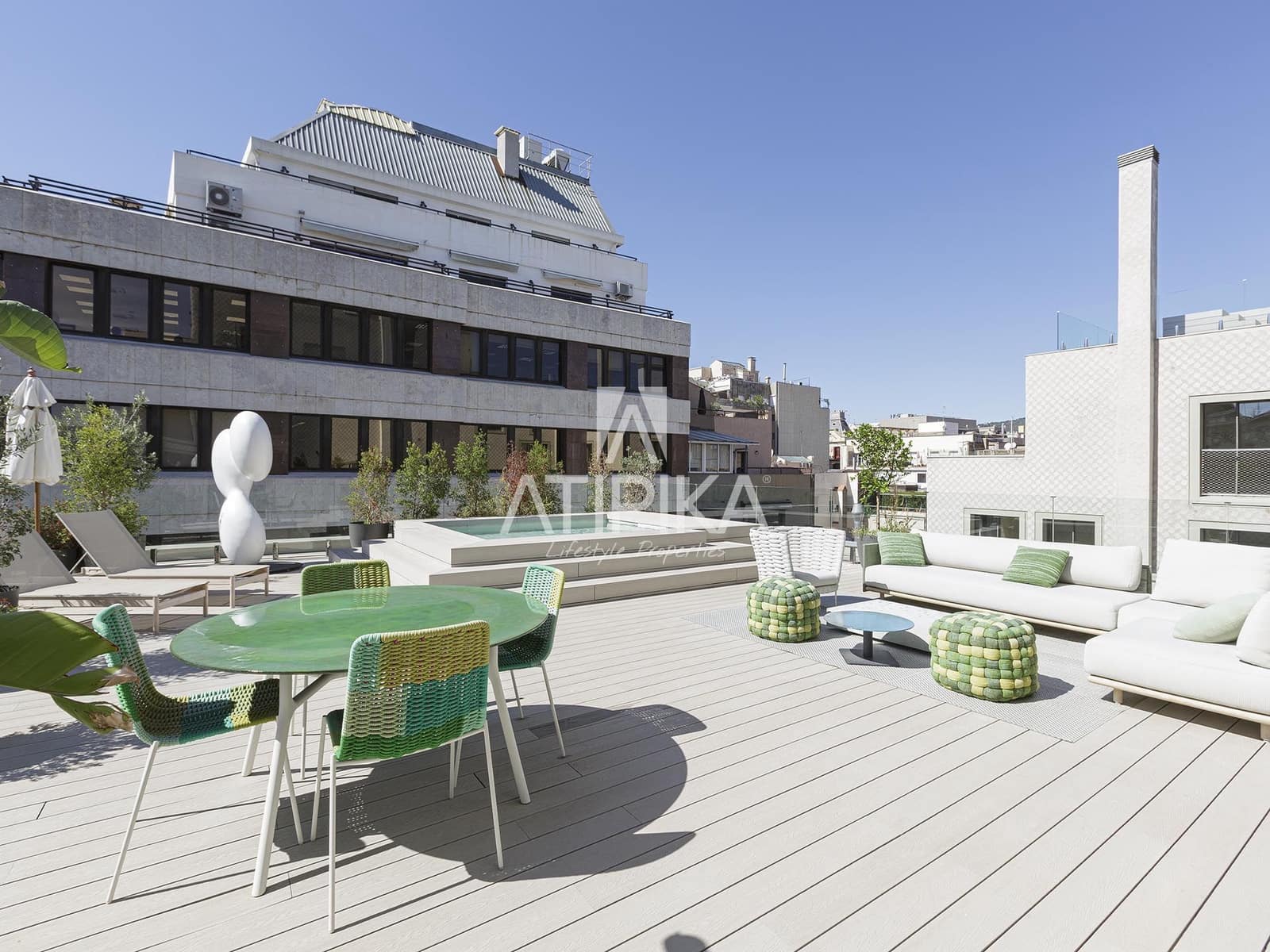 2 soveværelse Penthouse til salg i Barcelona by med swimmingpool - € 4.500.000 (Ref: 9216968)
