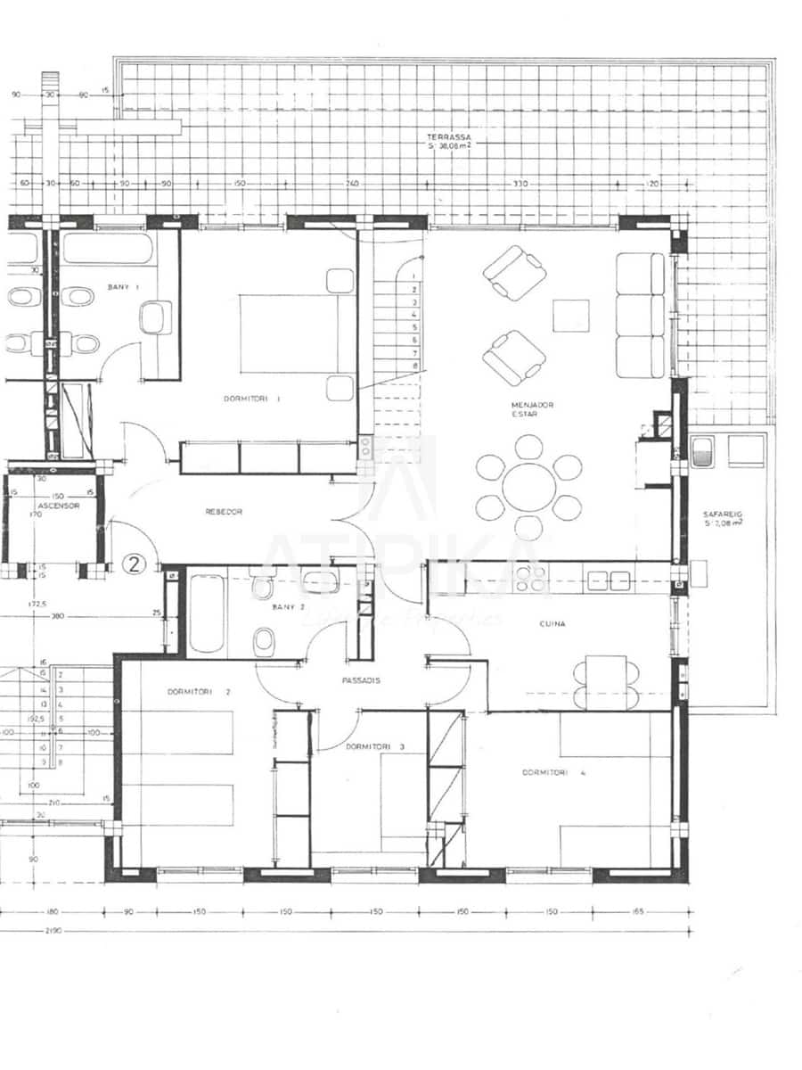 4 soveværelse Penthouse til salg i Sitges med swimmingpool - € 1.490.000 (Ref: 9312223)