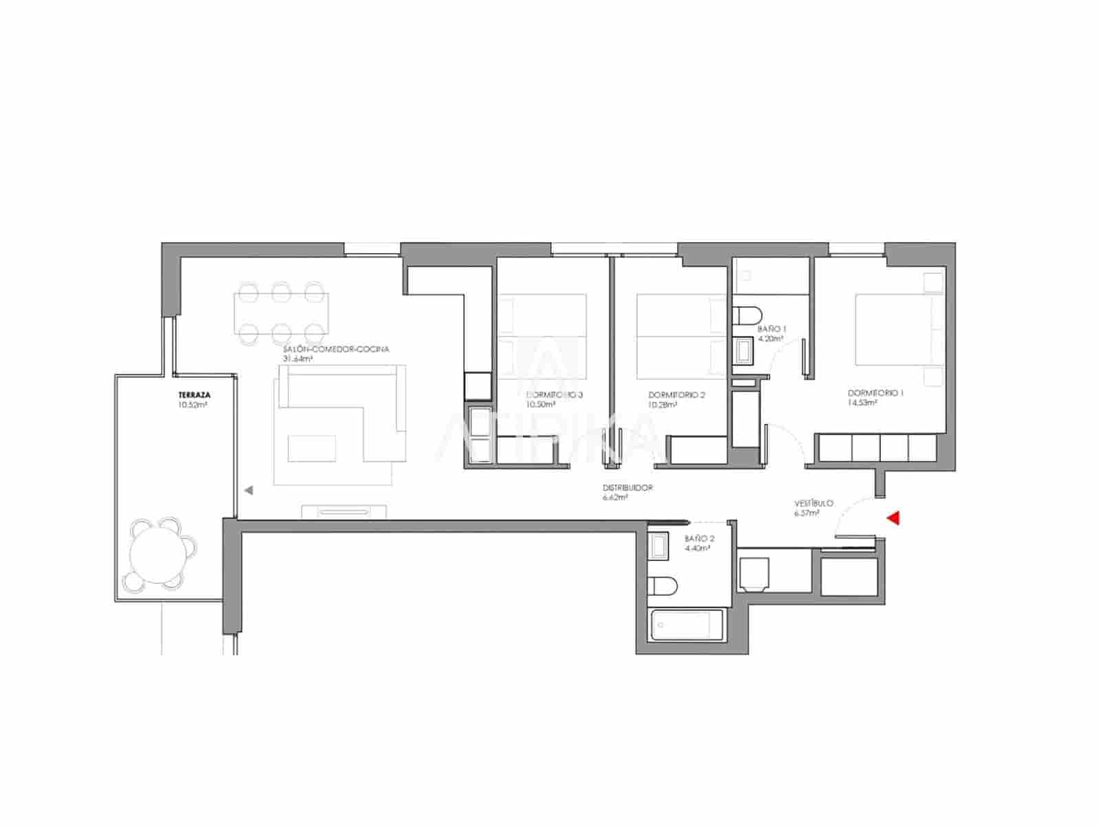 3 makuuhuone Huoneisto myytävänä paikassa Cubelles mukana uima-altaan - 495 000 € (Ref: 9348893)
