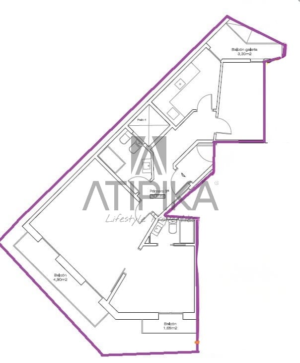 2 soverom Leilighet til salgs i Barcelona by - € 590 000 (Ref: 9419150)