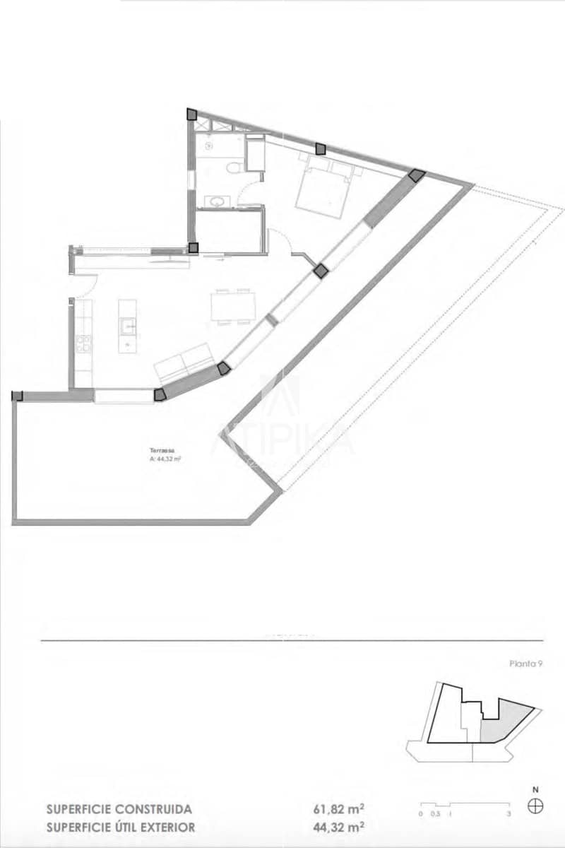 Ático de 1 habitación en Barcelona ciudad en venta - 495.000 € (Ref: 9465235)