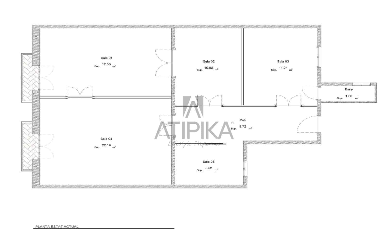 5 soverom Kontor til leie i Barcelona by - € 1 450 (Ref: 9548694)