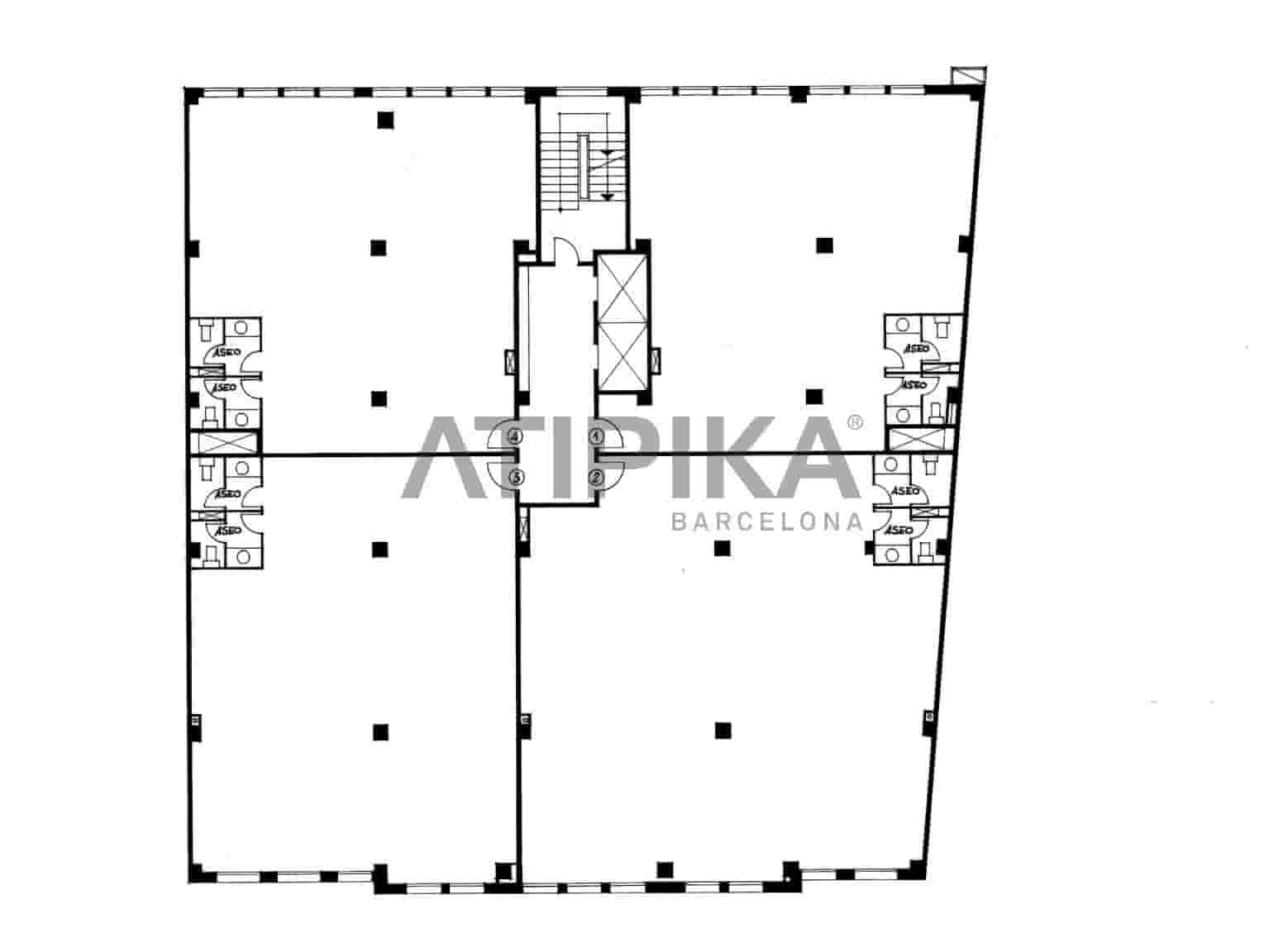 2 soverom Kontor til leie i Barcelona by - € 2 356 (Ref: 9548697)