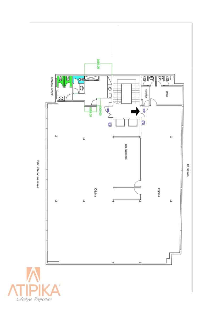1 soverom Kontor til leie i Barcelona by - € 3 335 (Ref: 9548700)