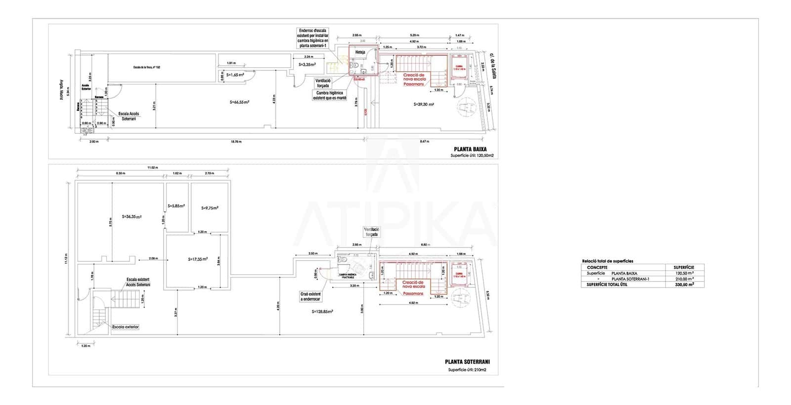 Commercial for rent in Barcelona city - € 2,400 (Ref: 9548714)