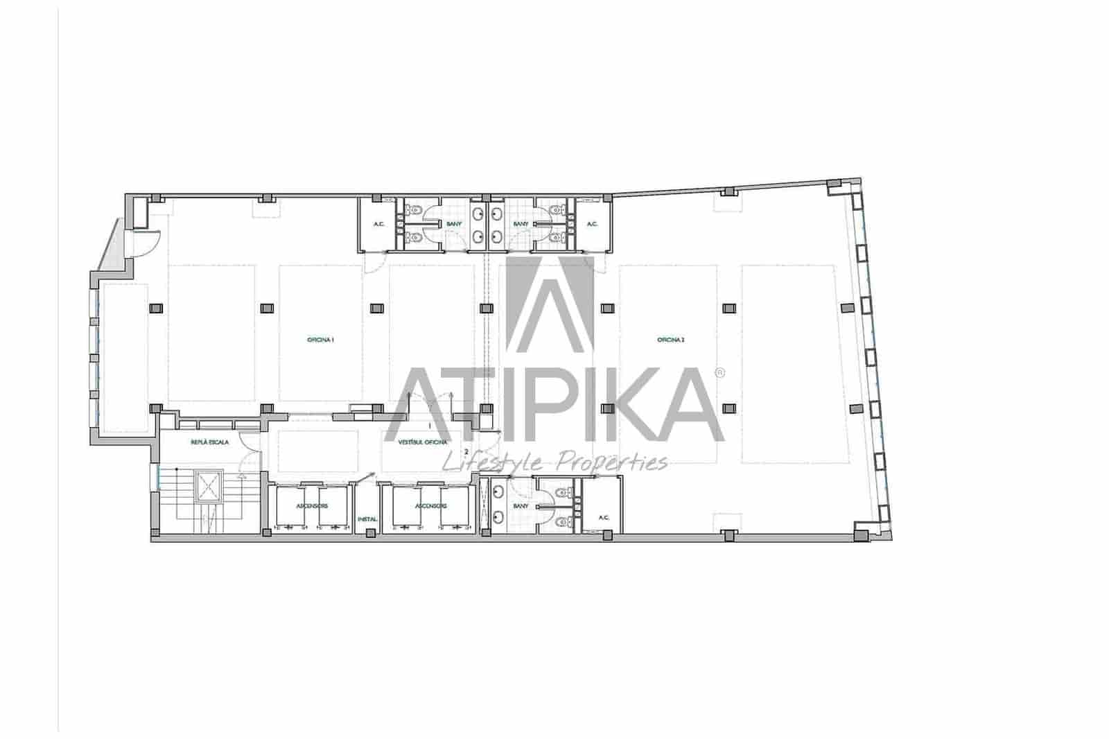 Oficina de 3 habitaciones en Barcelona ciudad en alquiler - 7.158 € (Ref: 9548731)