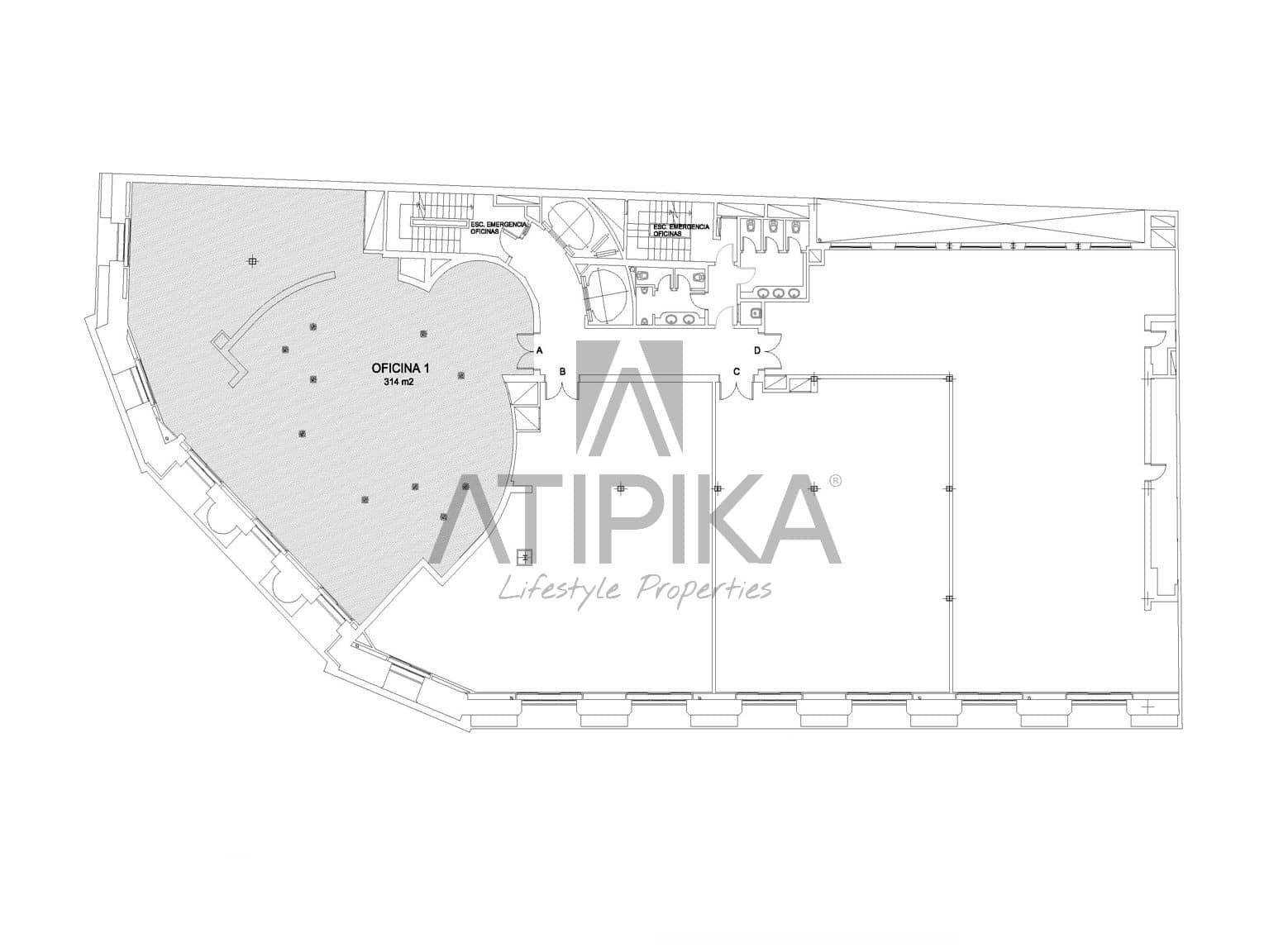 1 makuuhuone Toimisto vuokrattavana paikassa Barcelona kaupunki - 7 896 € (Ref: 9548734)