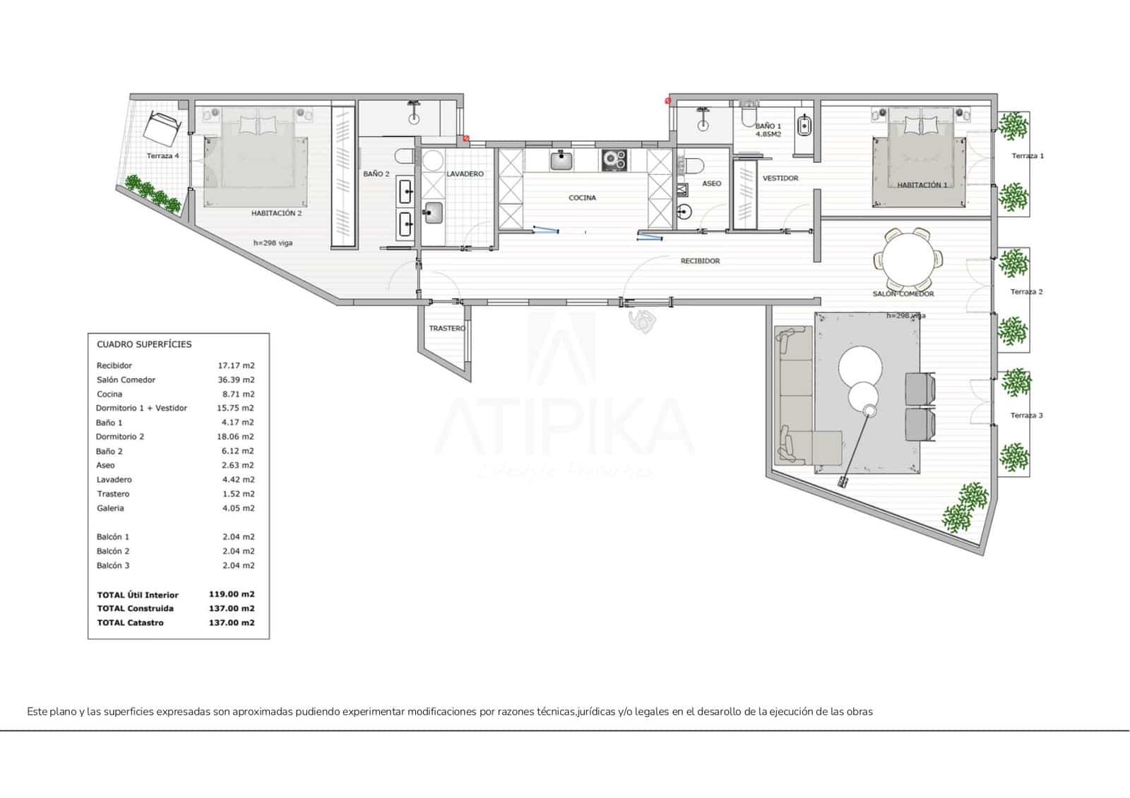Apartamento de 3 habitaciones en Barcelona ciudad en venta - 1.160.000 € (Ref: 9548789)