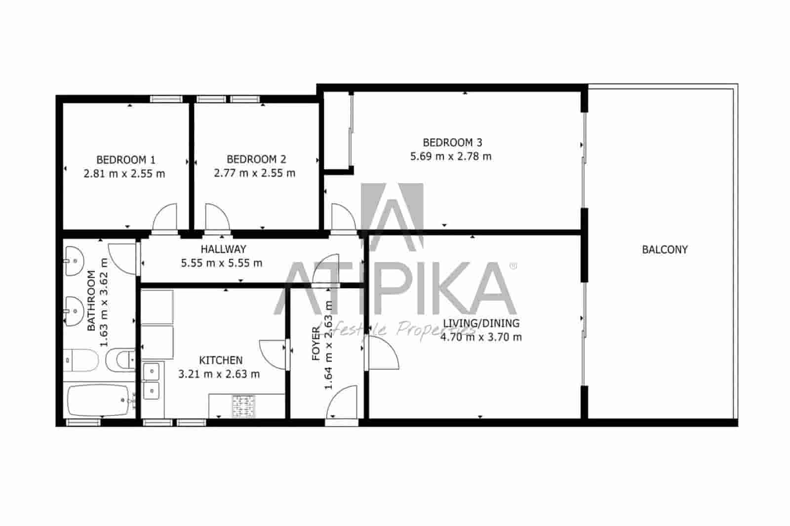 3 soverom Leilighet til salgs i Castelldefels med svømmebasseng - € 415 000 (Ref: 9941297)