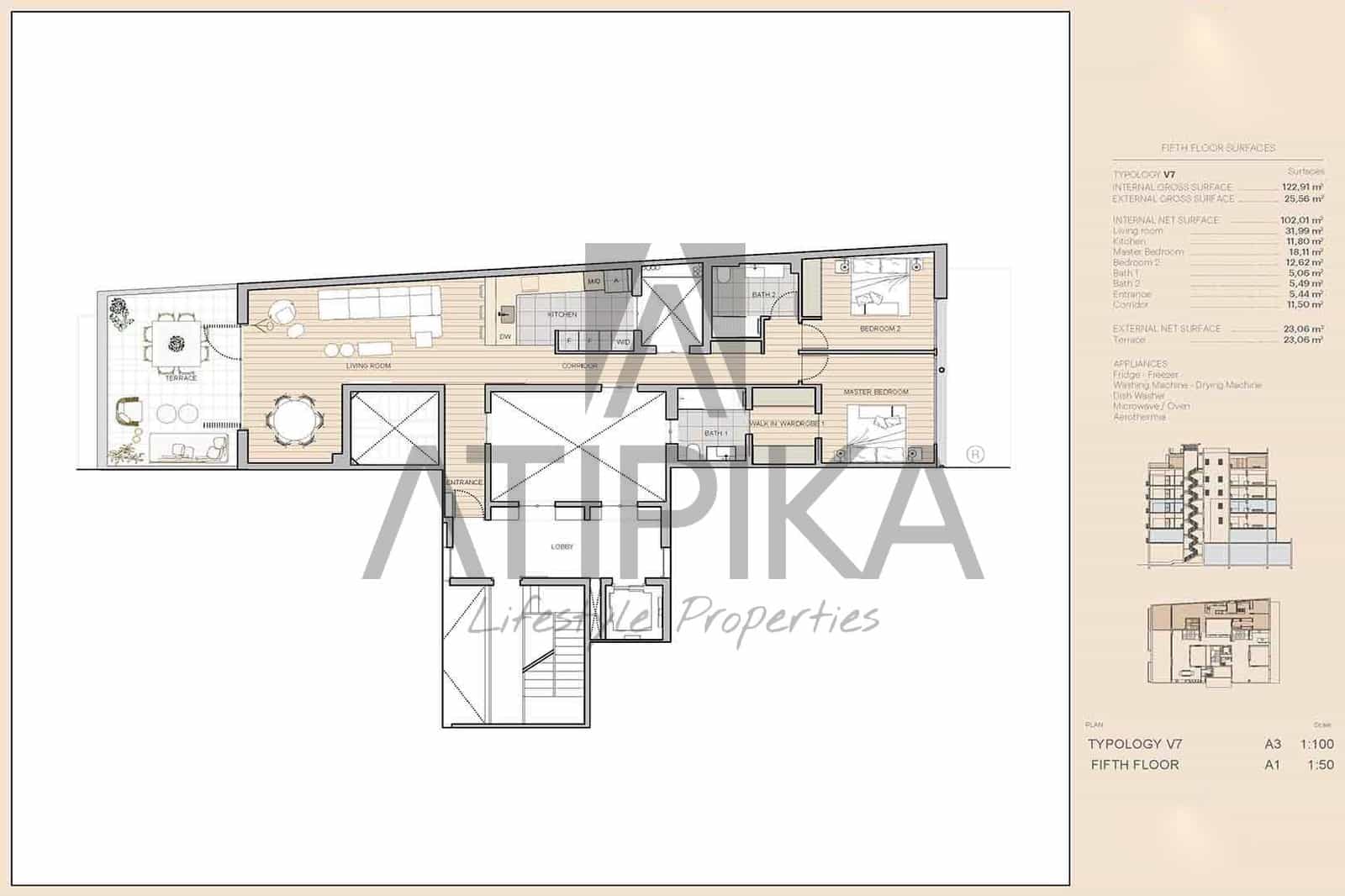 2 sypialnia Penthouse na sprzedaż w Miasto Barcelona - 2 150 000 € (Ref: 9941321)