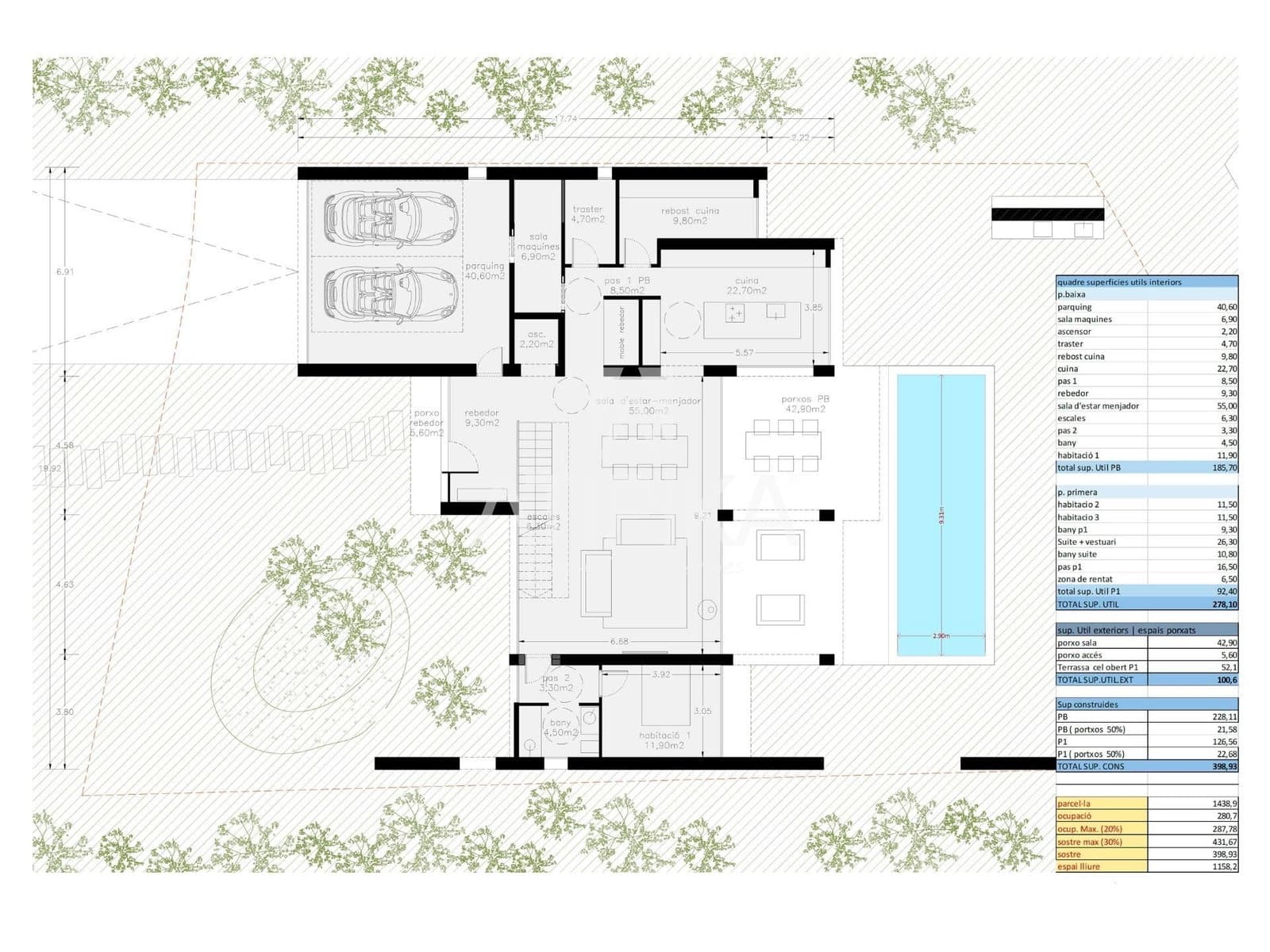 4 Zimmer Villa zu verkaufen in Sant Andreu de Llavaneres mit Pool - 1.850.000 € (Ref: 9941322)
