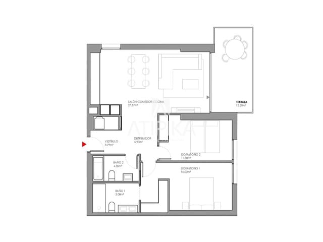 2 soverom Leilighet til salgs i Cubelles med svømmebasseng - € 415 000 (Ref: 9941373)