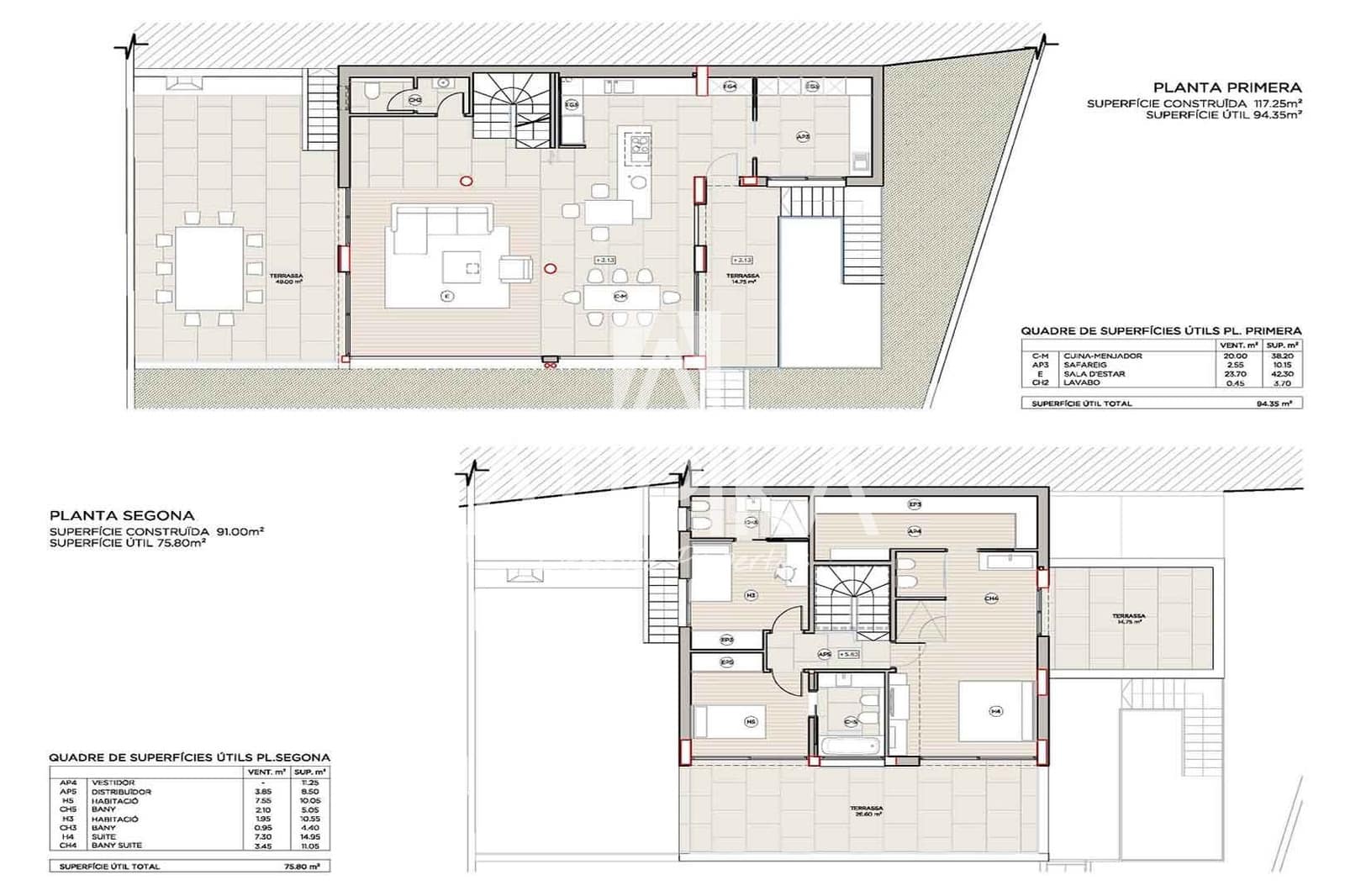 6 sypialnia Willa na sprzedaż w Les Botigues de Sitges z basenem - 2 550 000 € (Ref: 9941390)