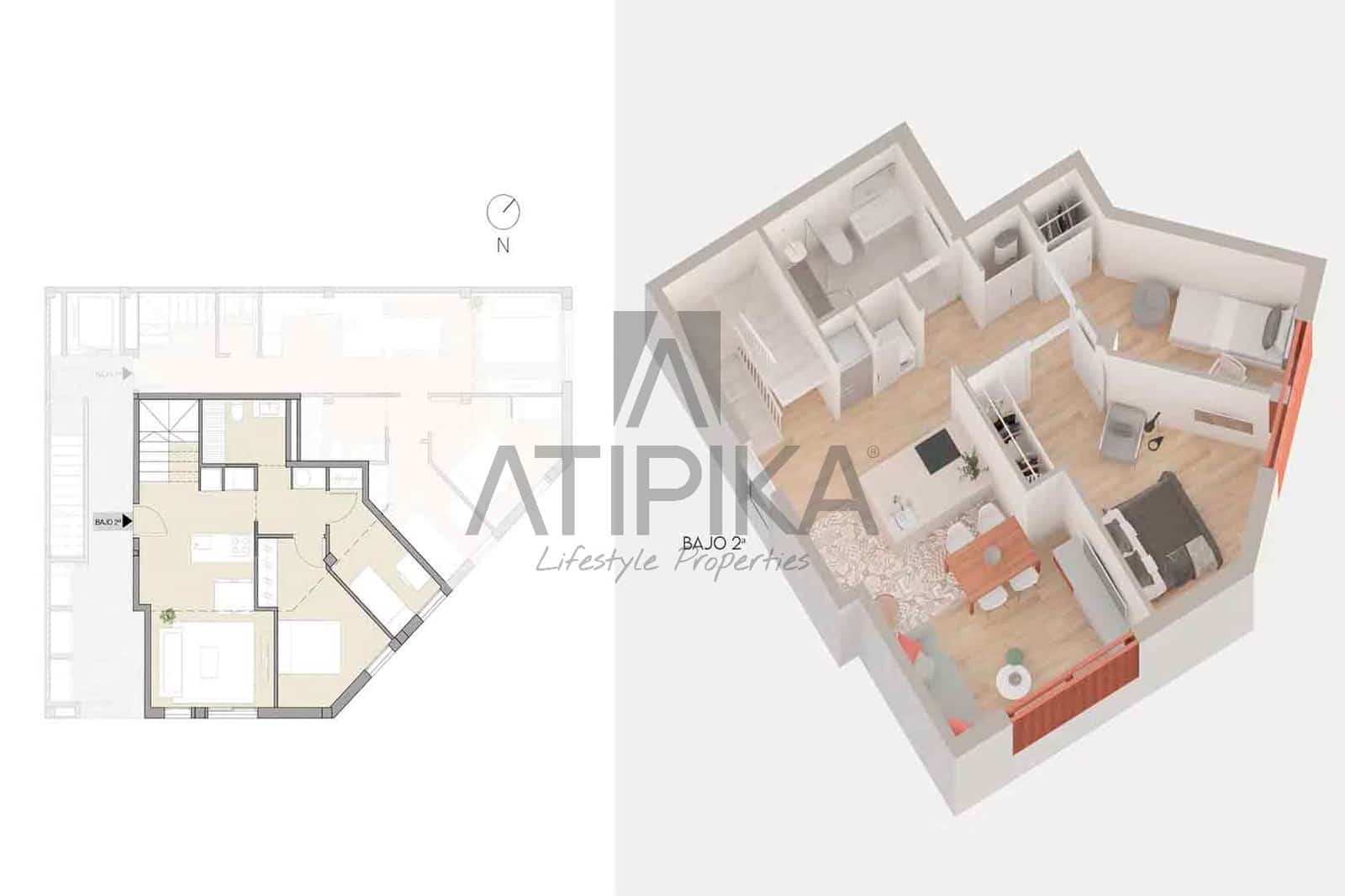 2 soverom Leilighet til salgs i Barcelona by med svømmebasseng - € 625 000 (Ref: 9941395)