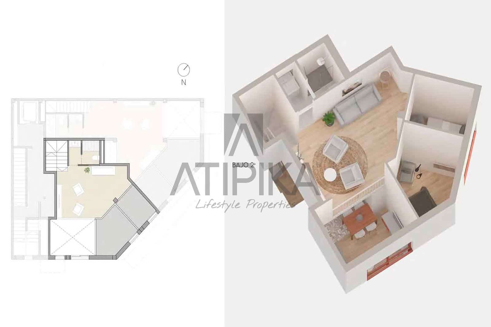 2 soverom Leilighet til salgs i Barcelona by med svømmebasseng - € 625 000 (Ref: 9941395)
