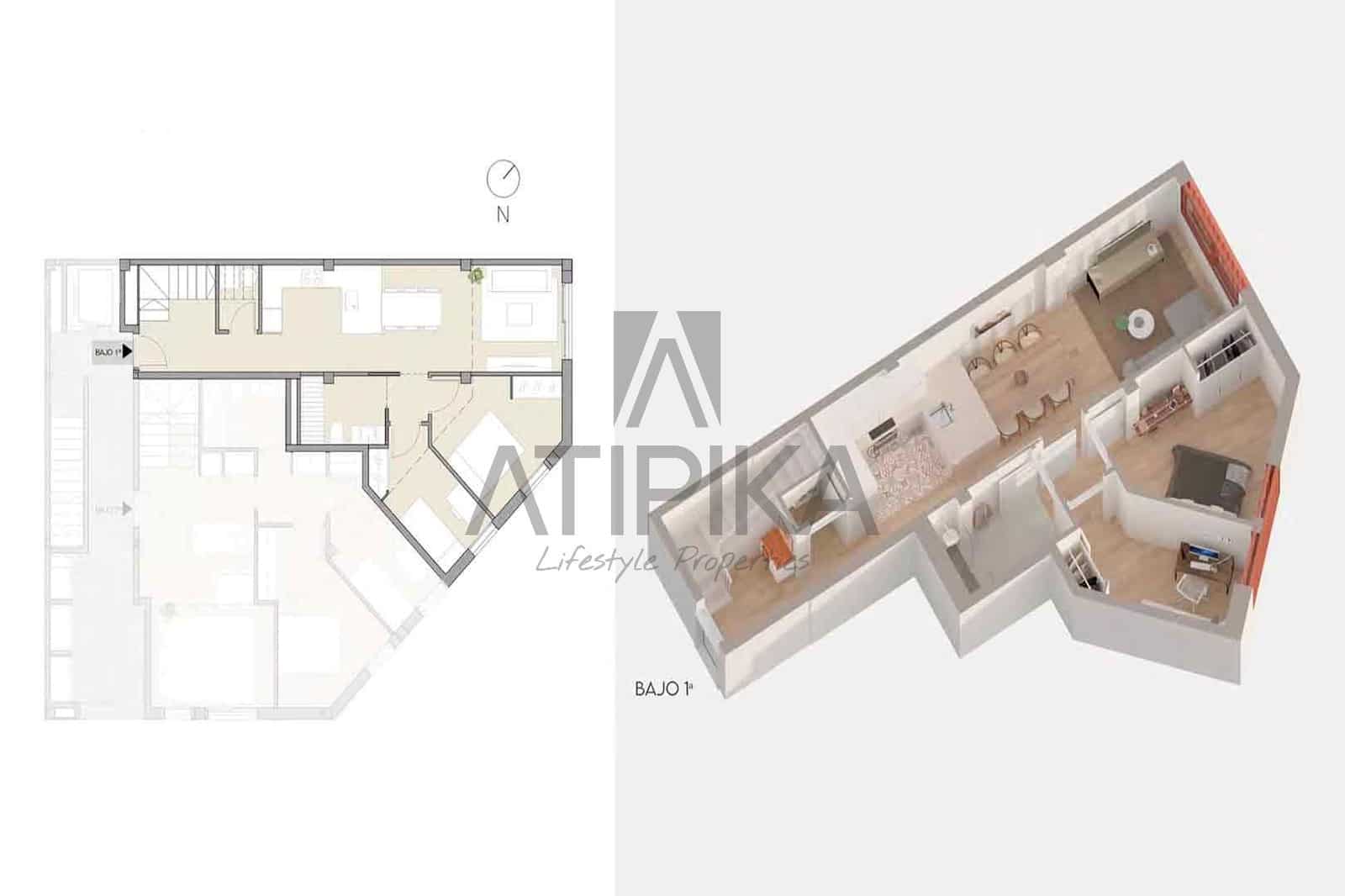3 sovrum Lägenhet till salu i Barcelona stad med pool - 650 000 € (Ref: 9941396)