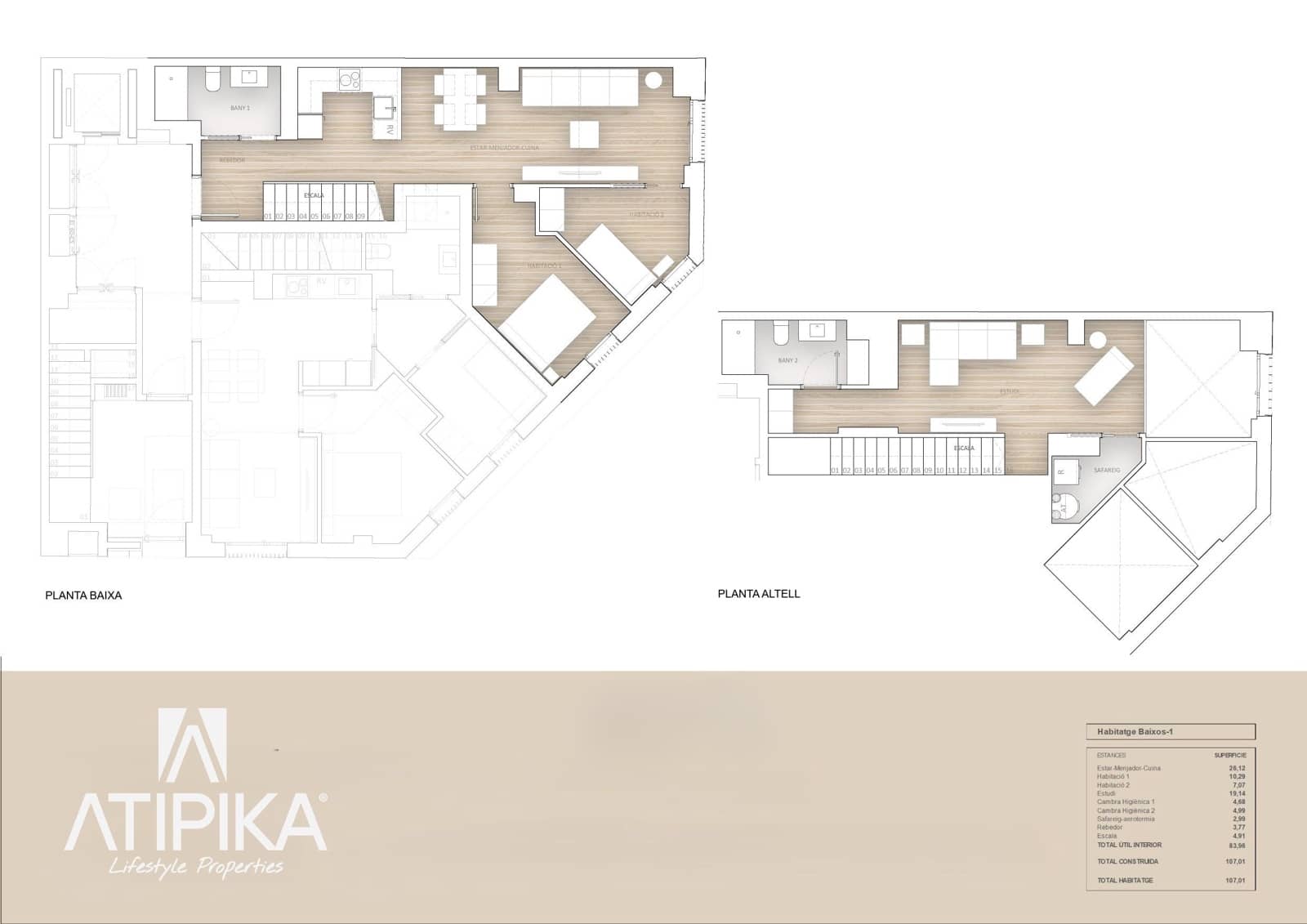 3 sovrum Lägenhet till salu i Barcelona stad med pool - 650 000 € (Ref: 9941396)