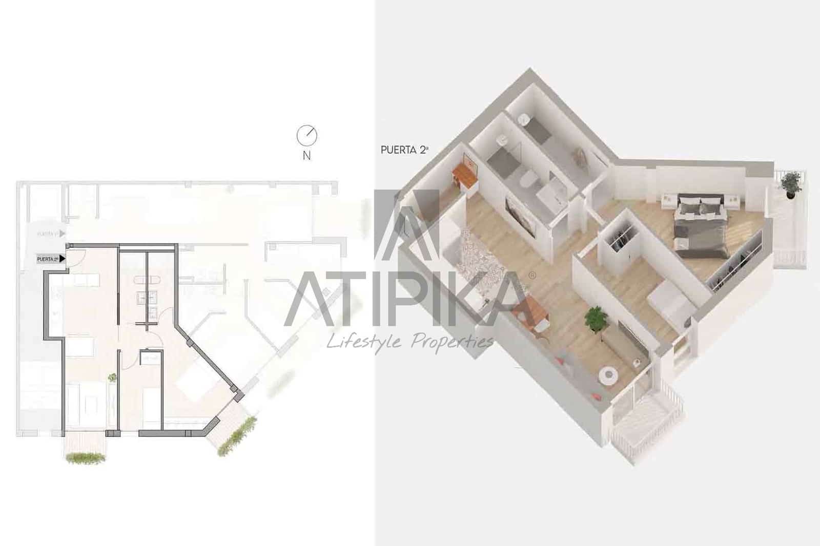 2 sovrum Lägenhet till salu i Barcelona stad med pool - 630 000 € (Ref: 9941398)