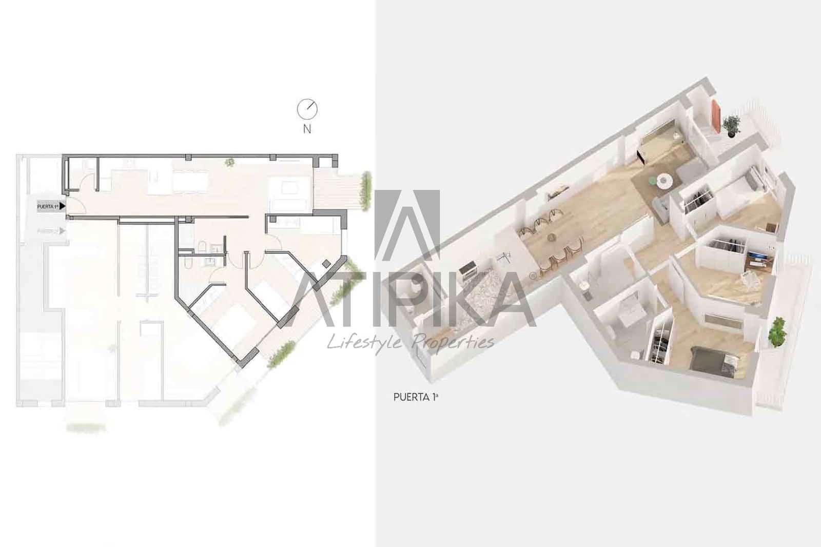 3 Zimmer Apartment zu verkaufen in Barcelona Stadt mit Pool - 675.000 € (Ref: 9941399)