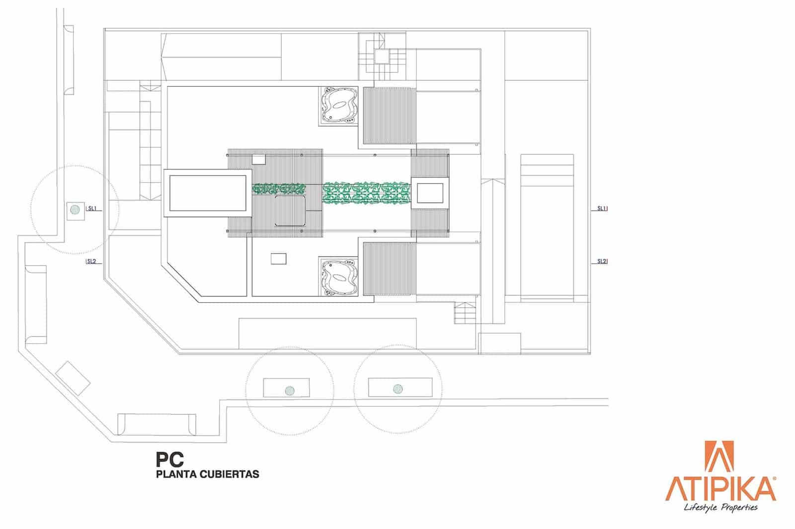 3 chambre Penthouse à vendre à Castelldefels avec piscine - 1 200 000 € (Ref: 9941463)
