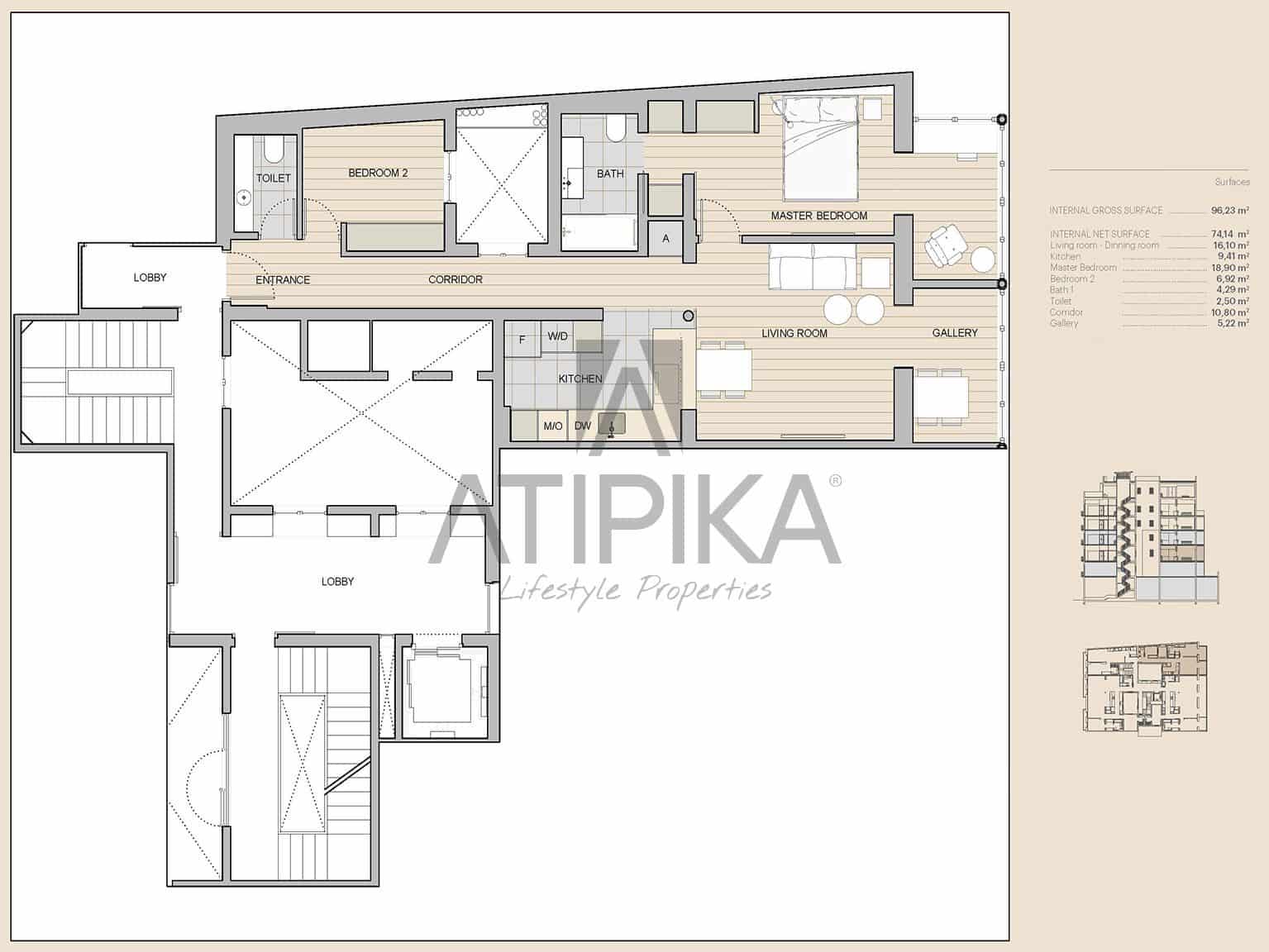2 Zimmer Apartment zu verkaufen in Barcelona Stadt - 994.000 € (Ref: 9941466)