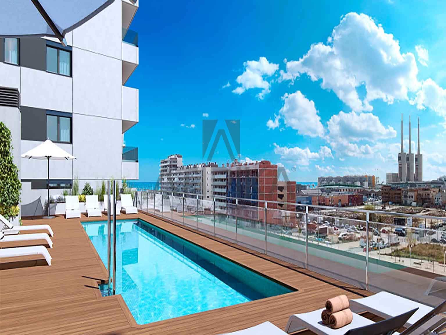 3 makuuhuone Huoneisto myytävänä paikassa Badalona mukana uima-altaan - 547 500 € (Ref: 9961904)