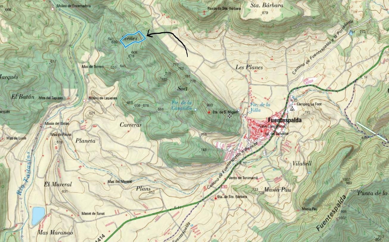 Finca/Hus på landet till salu i Fuentespalda - 9 000 € (Ref: 9150275)