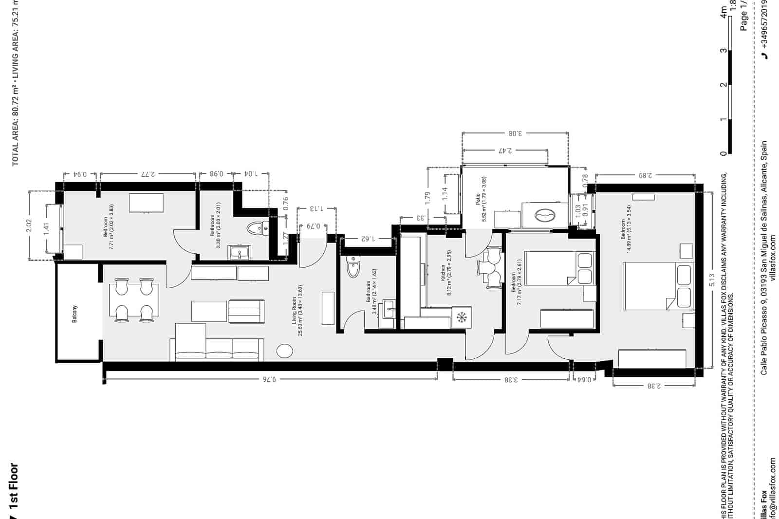 3 soverom Leilighet til salgs i San Miguel de Salinas - € 125 000 (Ref: 10000603)