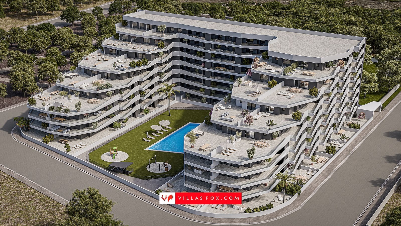 2 chambre Appartement à vendre à San Miguel de Salinas avec piscine garage - 194 900 € (Ref: 10111887)